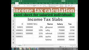 Check spelling or type a new query. Income Tax Calculator Excel Sheet For Salaried Individuals Youtube