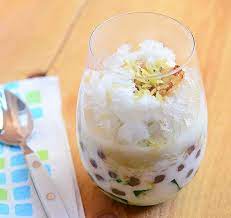 Traditional Ginumis Shaved Ice Dessert Recipe Kawaling Pinoy Recipe Desserts Dessert Recipes Refreshing Desserts