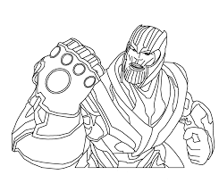 Pin Auf Ausmalbilder Thanos