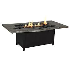Featuring a stylish clean aluminum antique copper finish, this fire pit is complete with a durable solid aluminum design base, making it an. Castelle Nature S Wood Rectangular Firepit Coffee Table F1nrf32wl