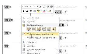 Bei einfachem anklicken erscheinen die ziehpunkte, die sie. Excel Tabelle In Word Einfugen So Geht S