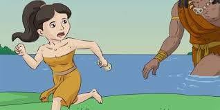 Tengah mengisahkan tentang janda yang menginginkan seorang anak lalu didatangi raksasa yang. Cara Timun Mas Menyelamatkan Diri Dari Raksasa Jawaban Sola Tvri