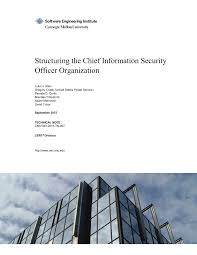 pdf structuring the chief information security officer