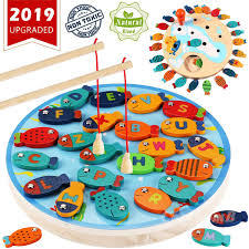 Skills such as naming colors, showing affection, and hopping on one foot are called developmental milestones. Cozybomb Magnetic Wooden Fishing Game Toy For Toddlers Alphabet Fish Catching Counting Preschool Board Games Toys For 2 3 4 Year Old Girl Boy Kids Birthday Learning Education Math With M Walmart Com