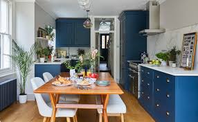 Consider it a neutral, pairing it with a blue island and vibrant decorative accents, as demonstrated in this cook. 15 Blue Kitchen Ideas To Make You Want To Try This On Trend Look Real Homes