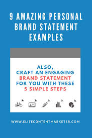 9 Awesome Personal Brand Statement Examples With How To In 2020 Personal Brand Statement Examples Personal Brand Statement Personal Branding