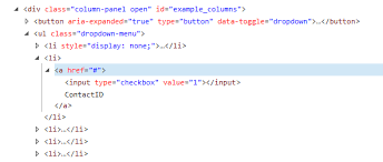 The addclass() method adds one or more class names to the selected elements. How To Remove Display None The Anchor Tag In Li Inside Div By Jquery Stack Overflow