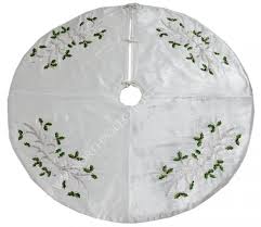 Large jute christmas treeskirt cover christmas tree skirt xmas tree cover. Infingo Christmas Tree Skirt Antler White Silver O 1 50 Cm