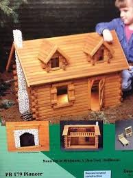 Dura Craft Pioneer Wood Log Cabin Doll House Kit Pr179 Please Read Description Palitos De Helado Helados Pales