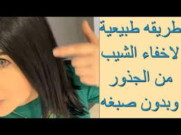 طريقه اخفاء الشيب من الجذور وبدون صبغه د جنة خداده Youtube Roots Hair Hair Control Black Hair Tips