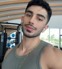 Bearded men sharing cute selfies