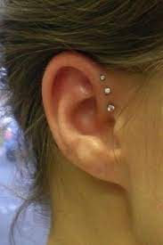 Best Piercing Helix Forward Triples Ideas Pretty Ear Piercings Cool Ear Piercings Ear Piercings