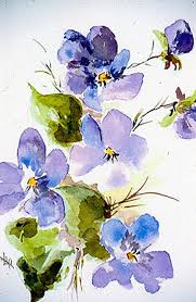 Violets are Blue - Flower Shop - Paintings & Prints, Flowers, Plants, &  Trees, Flowers, Other Flowers - ArtPal