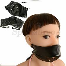 Plug Mask Mouth Gag Dildo Thick Black Mask Mouth Ball Flirt Fun Slave Plug  Toys | eBay