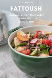 Fattoush Libanesischer Brotsalat Rezept Mit Video Kitchen Stories Rezept Rezepte Orientalische Rezepte Brotsalat