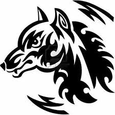 Téléchargement gratuit iain macarthur tatouage loup tatouages amerindiens mouton dessin. Loup Tribal Tatouage Tete En Vinyle Autocolla Cdiscount Maison