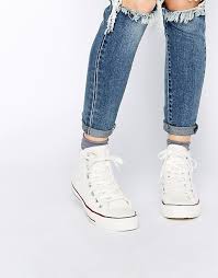 Women's chuck taylor high top sneakers in white converse. Ø£ÙŠÙ†Ù…Ø§ Ø³ÙˆØ± Ù‚Ø±ÙŠØ© Winter Converse White Cazeres Arthurimmo Com