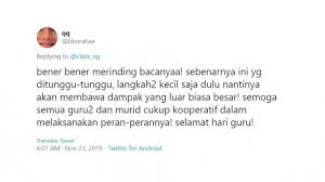 Semoga jasa baik kalian diberikan ganjaran yang baik oleh allah dan sentiasa mendapat rahmat dan barakah dari ilahi. Peringati Hari Guru Topik Selamat Hari Guru Masuk Trending Topic Twitter