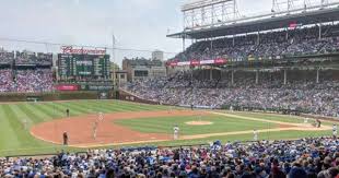 wrigley field section 209 home of chicago cubs