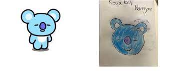 Well, it seems to be just like the line friends x bts bt21 character koya, created by rm, takes after their dad! Drawing The Bt21 Characters K Pop Amino