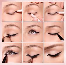 how to draw cat eyes makeup for