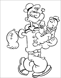 Printable Coloring Pages Popeye Superheroes Cartoon Coloring Pages Coloring Pages Free Coloring Pages