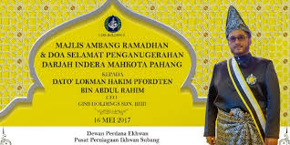 Menerusi status di instagram, afdlin ada memuat naik foto dia bersama ibunya yang turut hadir di. Doa Selamat Sempena Anugerah Darjah Indera Mahkota Pahang Buat Ceo Gisbh Gisbh News