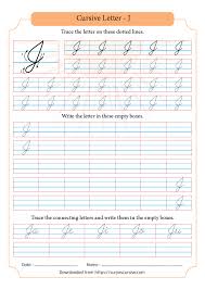 Some of the worksheets displayed are cursive alphabet chart alphabet tracing work, handwriting work for,. Capital Letter J In Cursive Suryascursive Com