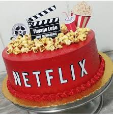 Que Lindo Bolo Da Netflix Confeiteira Bolos De Aniversario Bolo