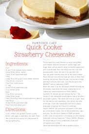Quick Cooker Cheesecake Pampered Chef Desserts Pampered Chef Recipes Chef Dishes