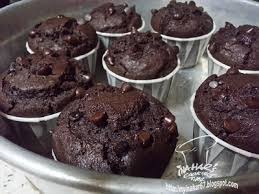 1 sdu teh baking powder. Resepi Cupcake Coklat Moist Bakar