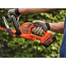 Black And Decker 20v Hedge Trimmer Manual Black Decker 40v Lithium Ion Cordless Hedge Trimmer Tool Only Lht2240c The Home Depot