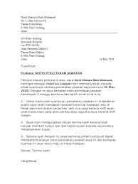 Kpj pasir gudang specialist hospital. Notis Berhenti Kerja 1
