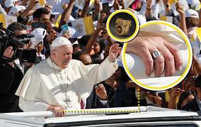 Donkin is seen making a dash across the stage and out of shot, to look at another camera, but it's the wrong one. Explainer Why Doesn T Pope Francis Want People To Kiss His Ring America Magazine