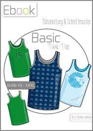 ebook basic tank top herren schnittmuster und anleitung als pdf versandkostenfrei schnittmuster schnittmuster herren shirt schnittmuster kleid kind