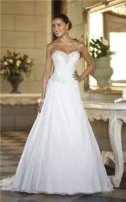 A Line Sweetheart Corset Back Chiffon Beaded Wedding Dress With Draping Brautkleid Verfuherische Brautkleider Hochzeitskleid
