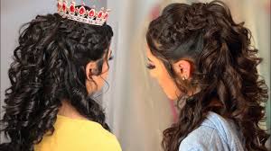 Have you chosen your quinceanera hairstyles yet? Voluminous Quinceanera Hairstyle Half Up Half Down Hair Tutorial Rosita Rodriguez Youtube
