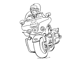 coloriage 15 dessin police moto a imprimer de souris roblox