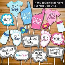 Gender Reveal Baby Shower Photo Booth Props Baby Shower Photo Props Blue Baby Shower Photo Booth Props Baby Shower Party Decorations Baby Shower Photo Props