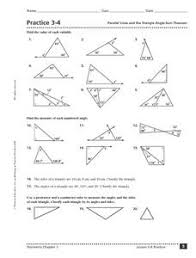 Each triangle has 3 interior triangles, but it in fact, there is a theorem called the exterior angle theorem which further explores this the measure of an exterior angle (our w) of a triangle equals to the sum of the measures of the two remote interior. 30 Angles Of Triangles Worksheet Answers Worksheet Project List