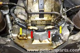 Take a look at the picture and it will show where the oxygen o2 sensors are located. Mercedes Benz W203 Oxygen Sensor Replacement 2003 2005 C320 Pelican Parts Diy Maintenance Article