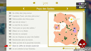 Soluce Super Mario Odyssey Les Lunes Pays Des Sables