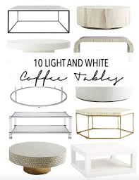 Styles include modern, traditional, storage, etc. 10 Light And White Coffee Tables Thestylesafari