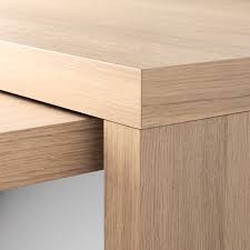 Ikea, schwarzbraun, 140x65 cm gebrauchsspuren originalpreis 119,00 € abholung bis 26.06 möglich Malm Schreibtisch Mit Ausziehplatte Eichenfurnier Weiss Lasiert 151x65 Cm Ikea Deutschland