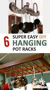 The rack is made from steel that makes it sturdy and reliable. 6 Super Easy Diy Hanging Pot Racks Sunlit Spaces Diy Home Decor Holiday And More