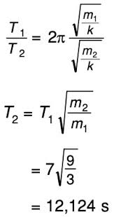Kali ini blog rumus fisika menyajikan rumus frekuensi dan periode pegas yang rumus yang kita bahas sekarang lebih spesifik ke pegas, sedangkan rumus periode. Massa Beban Yang Digantung Pada Ujung Bawah Pegas 3 Kg Periode Getarannya 7 Sekon Jika Massa Beban Mas Dayat