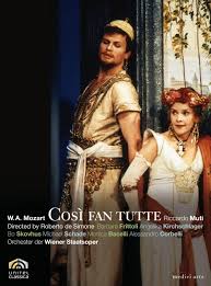 Così is really mozart's best ensemble opera musically; Mozart Cosi Fan Tutte Euroarts