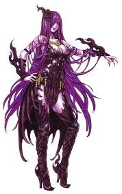 Anime Demoness With Purple Hair In Anime Demonic Type Girls By Female Characters Anime Demon Girl