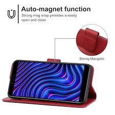 cuero para blu c5 max (rojo ...