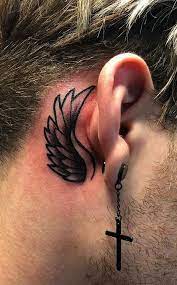 Behind The Ear Tattoos Small Neck Tattoos Small Tattoos For Guys Back Ear Tattoo
